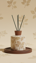 Botanical Motif Ceramic Diffuser