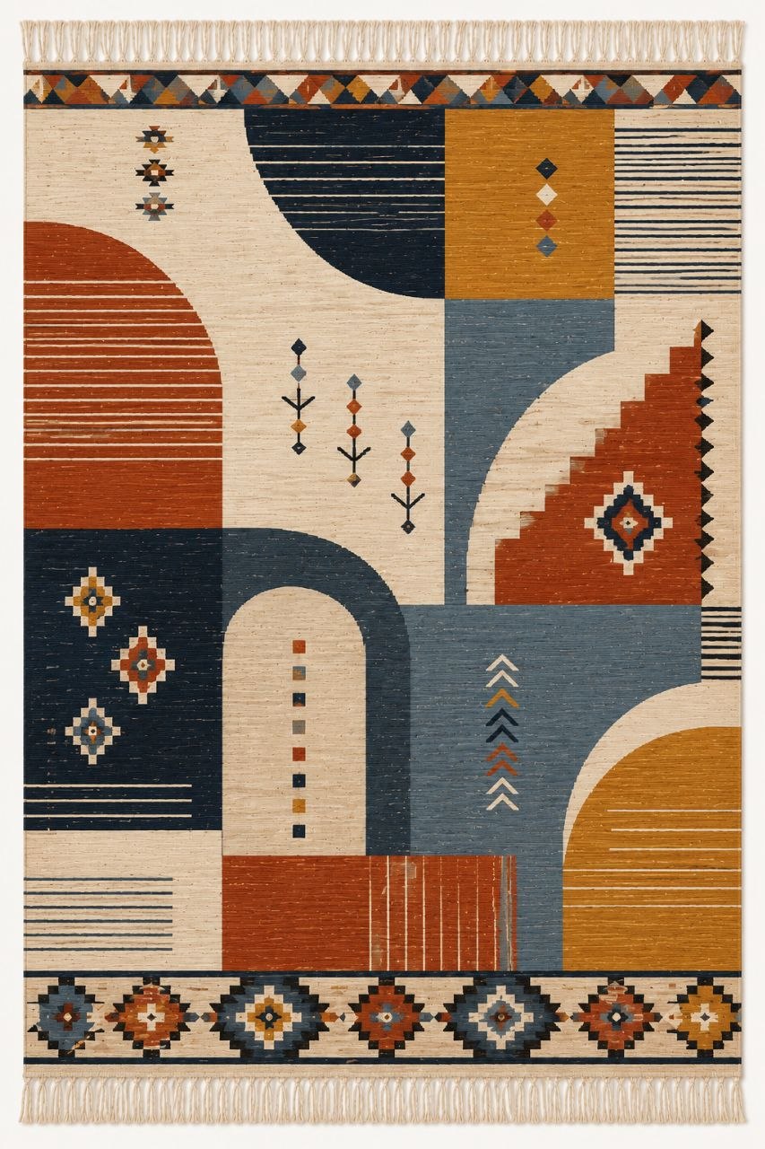 Kinar Heritage Printed Kilim